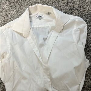 Modena Men's White Dress Shirt
